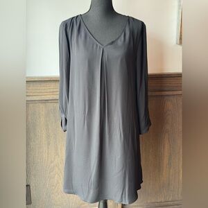 Decree Gray 3/4 Sleeve little black dress NWT size large